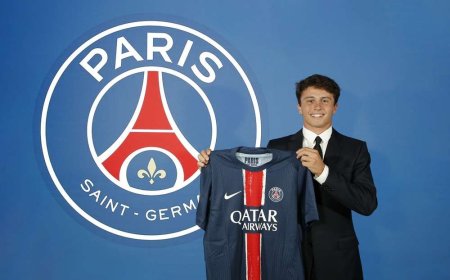 Paris Saint-Germain sign Portugal midfielder João Neves