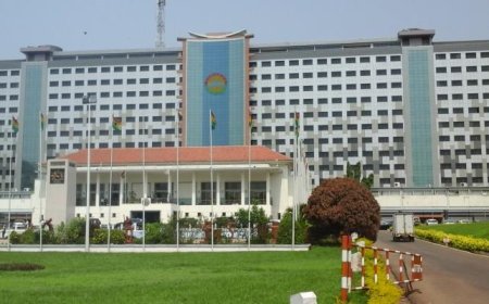 BREAKING NEWS Fire Engulfs Ghana's Parliament Job 600 Building Complex