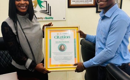 Deputy National Coordinator for the FSHS Secretariat received a citation of honor from the Free SHS Graduates Association .
