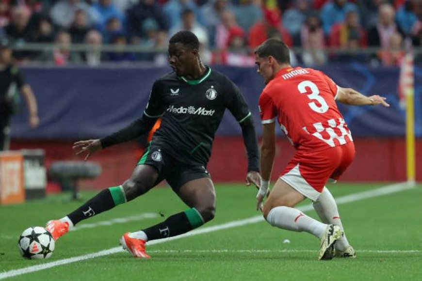 Ibrahim Osman makes Champions League debut for Feyenoord