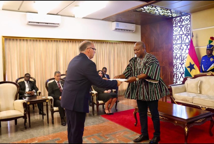 Five Envoys Present Letters of Credence to President Mahama