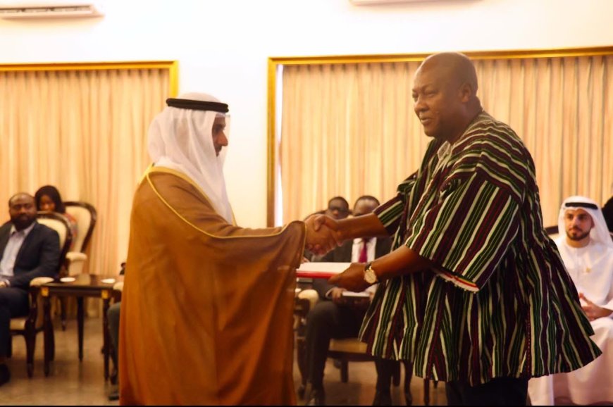 Five Envoys Present Letters of Credence to President Mahama