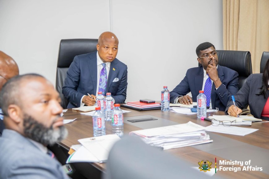 Foreign Minister Engages Ghana’s Envoys in High-Level Virtual Meeting