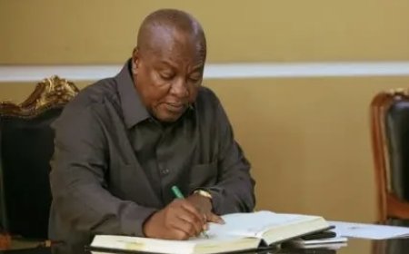 President Mahama Signs Bill to Abolish E-Levy and Other Taxes