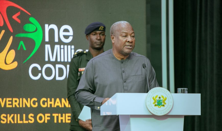 President Mahama Launches Ambitious One Million Coders Programme in Ghana