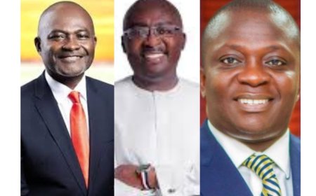 Comparing NPP’s 2028 Big Three: Acheampong, Bawumia, and Kennedy
