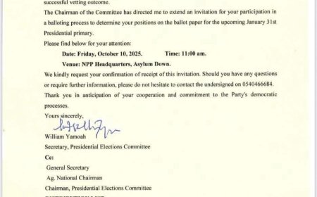 NPP to Conduct Balloting for January 31 Presidential Primary on Friday