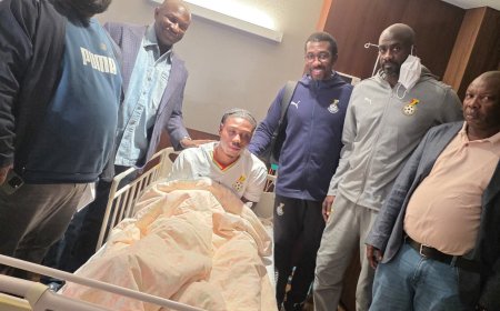 Francis Abu have had a successful surgery following his injury during Ghana's game against Japan in the Kirin Cup