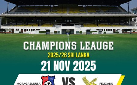 On Friday 21st of November 2025, the sri Lanka champions league 2025 and 26 will kick start as Moragasmulla SC will host their opponent Pelicans SC as their first league game on the Racecourse international stadium Colombo 07 at exactly 4:00 pm