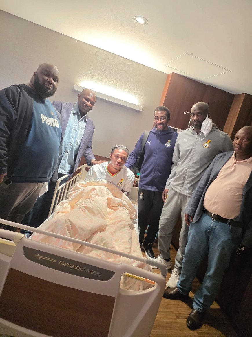 Francis Abu have had a successful surgery following his injury during Ghana's game against Japan in the Kirin Cup