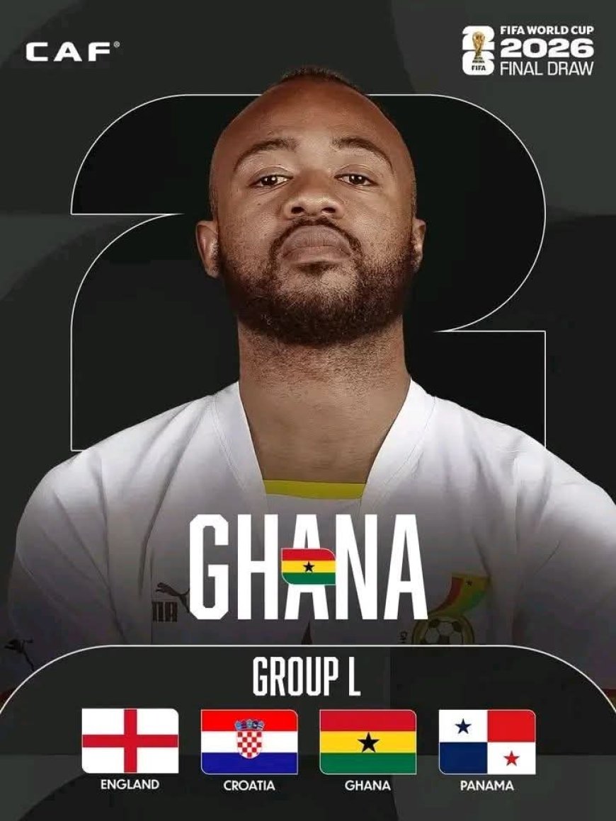 The Ghana national team, the Black Stars are in the same group with England and Croatia