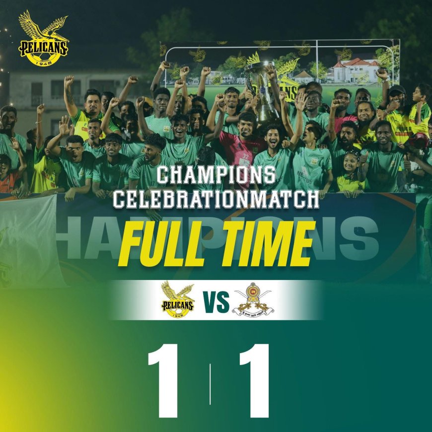 Addo's Late Strike Secures Point for Pelicans SC in Champions Celebration Match