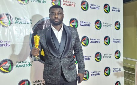 Nana Otu Darko Wins Political Show Host of the Year at Foklex Media Awards