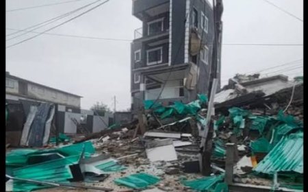 Building Collapse Traps Two at North Industrial Area; Rescue Efforts Underway